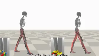 可伸缩肌肉驱动的人体模拟与控制(SIGGRAPH 2019）