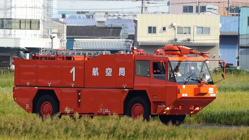 日本各型号空港用化学消防車（モリタ製）