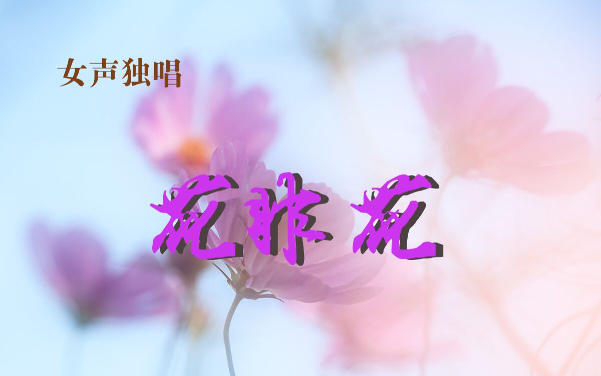 花非花女原唱图片