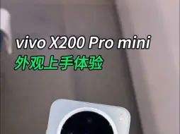 Descargar video: vivo X200 Pro mini钛色提前上手体验，手感非常巴适！