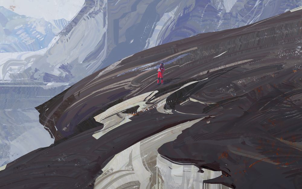 【概念设计】【板绘】场景原画速涂8.