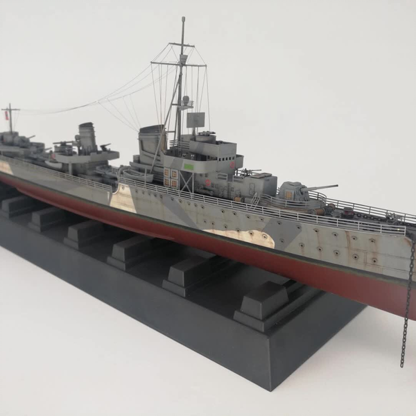 【模型船】 1/350 德国Z-30 驱逐舰_哔哩哔哩_bilibili