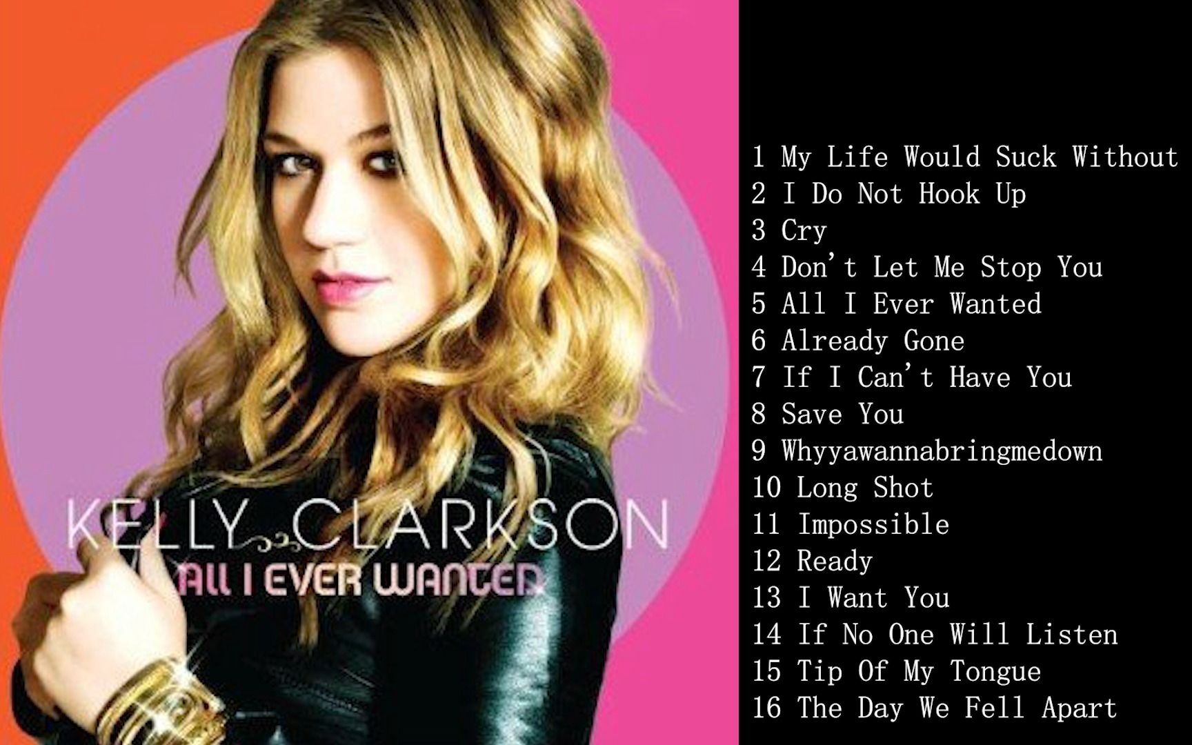 [图]Kelly Clarkson - All I Ever Wanted 【音乐专辑】