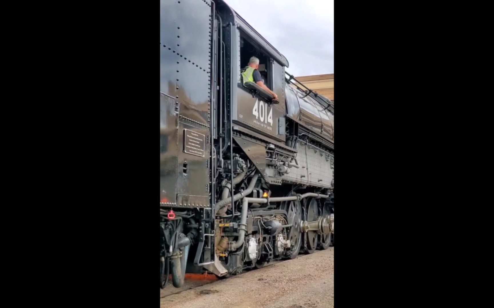 (火车日常)蒸汽火车大男孩4014