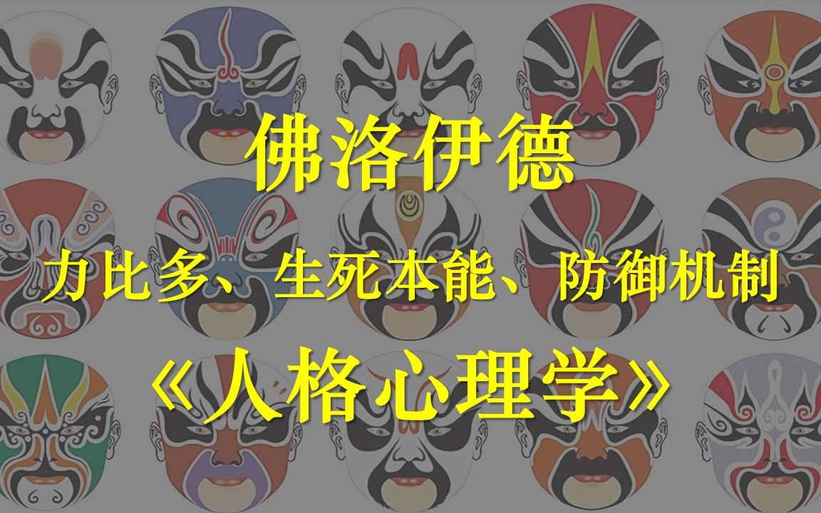 [图]人格心理学：佛洛依德力比多、生死本能、防御机制