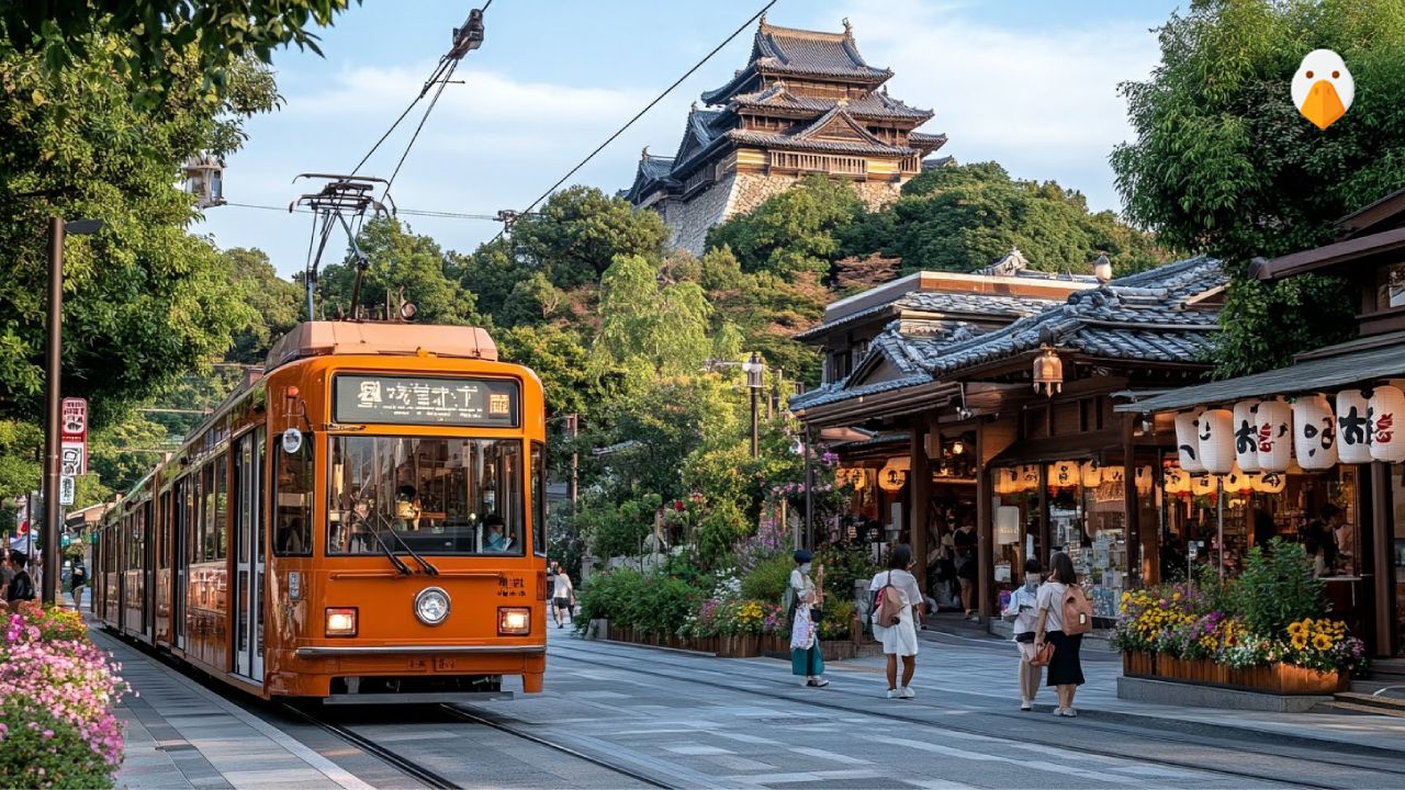 【日本爱媛】松山市自由行攻略,日本四国岛的最大城市哔哩哔哩bilibili