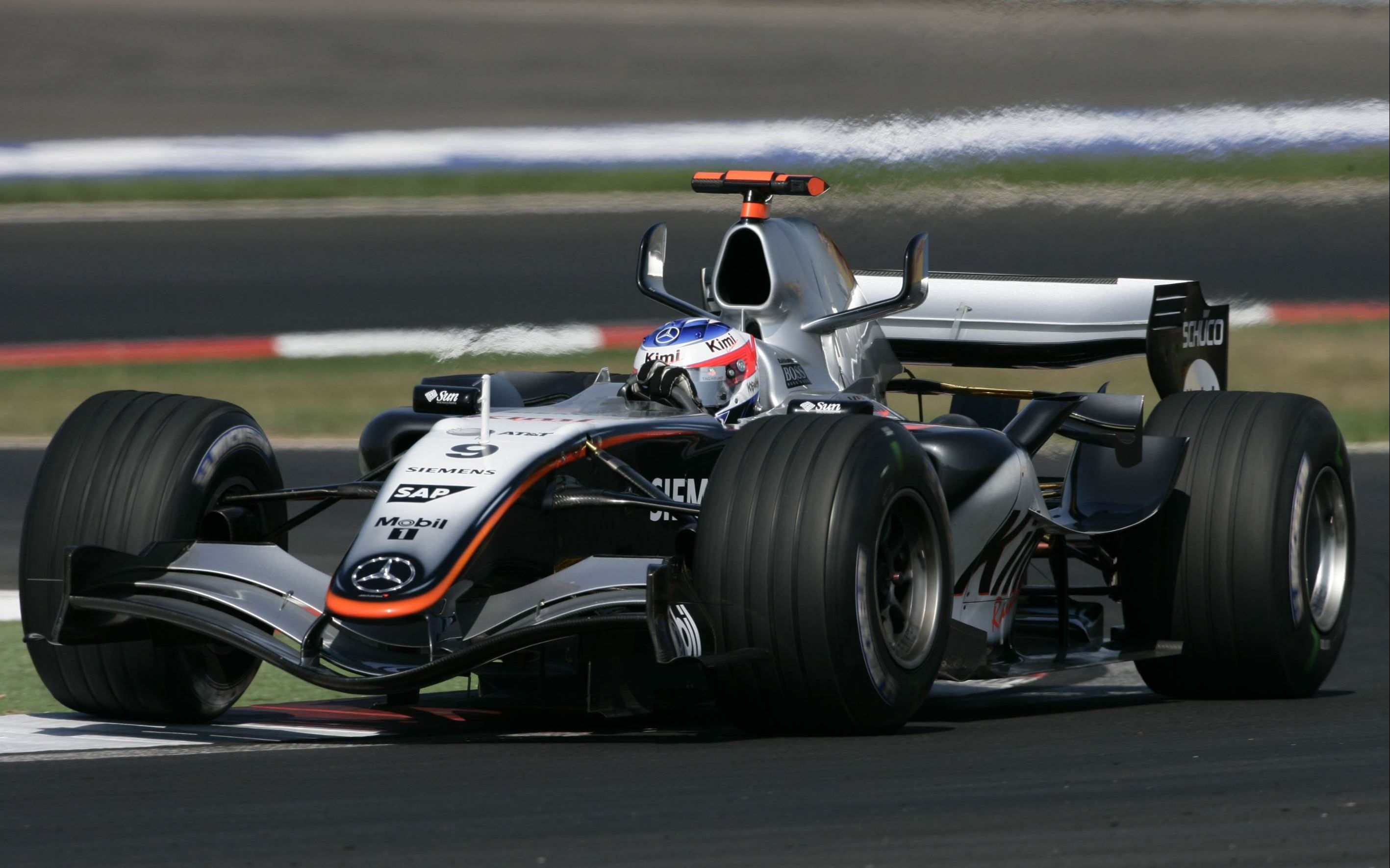 【耳机福利】f1 2005赛季 蒙扎站 排位赛 mclaren-mercedes mp4-20单