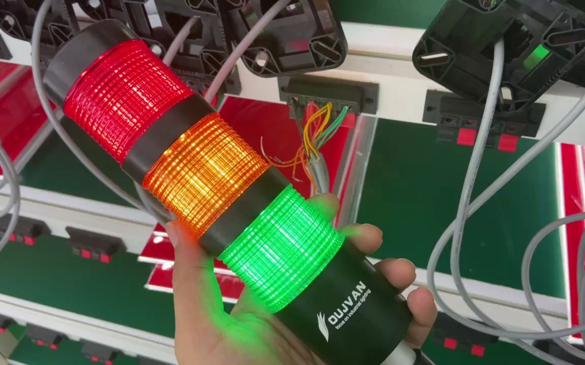 欧洁机床三色灯,自动化设备工作灯,机床三色警示灯,设备故障提示灯