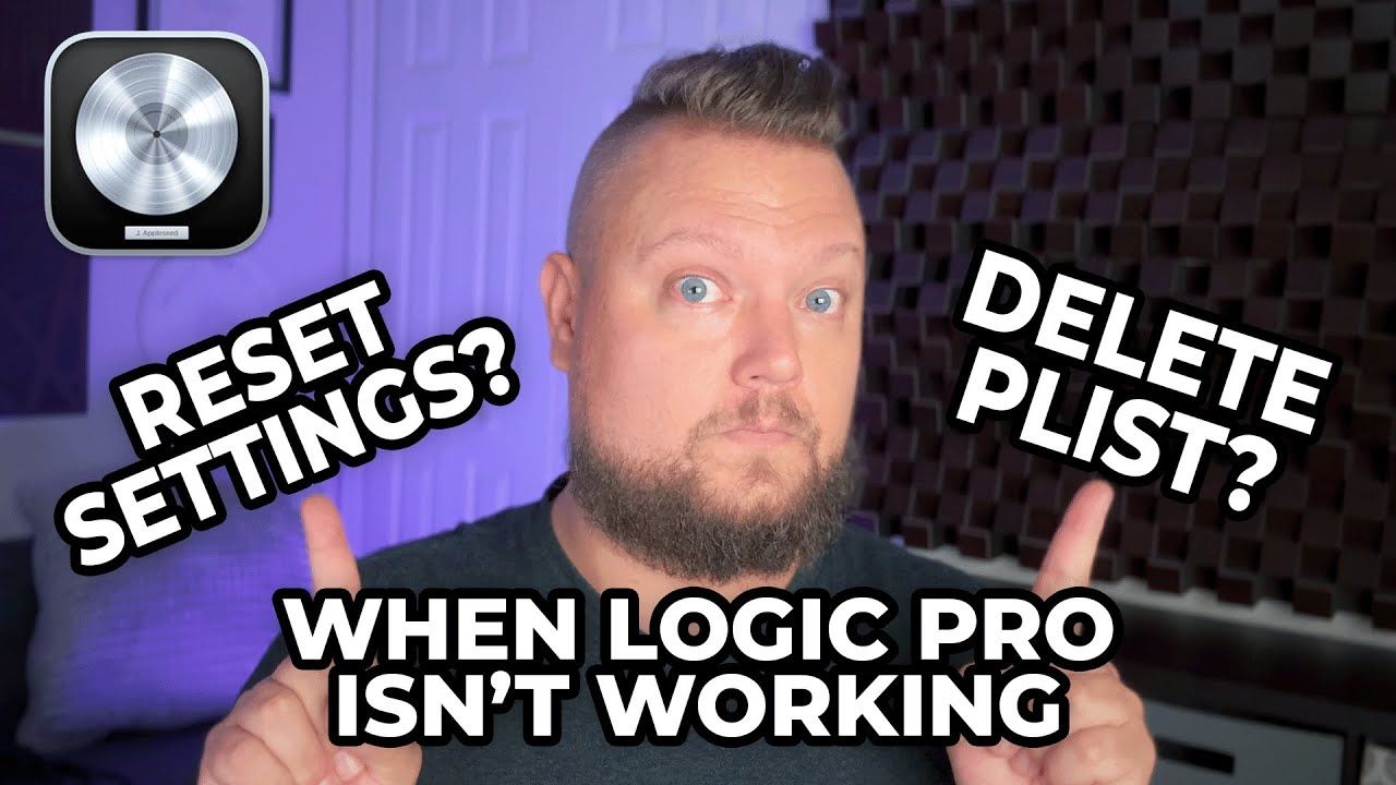 Logic Pro  重置设置并删除PLIST // 当Logic Pro不工作时哔哩哔哩bilibili