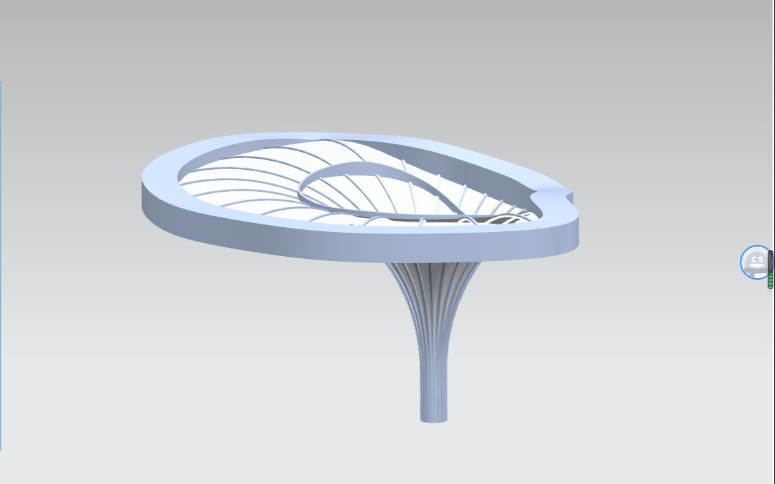 ug设计教程  创意建模   凉亭设计