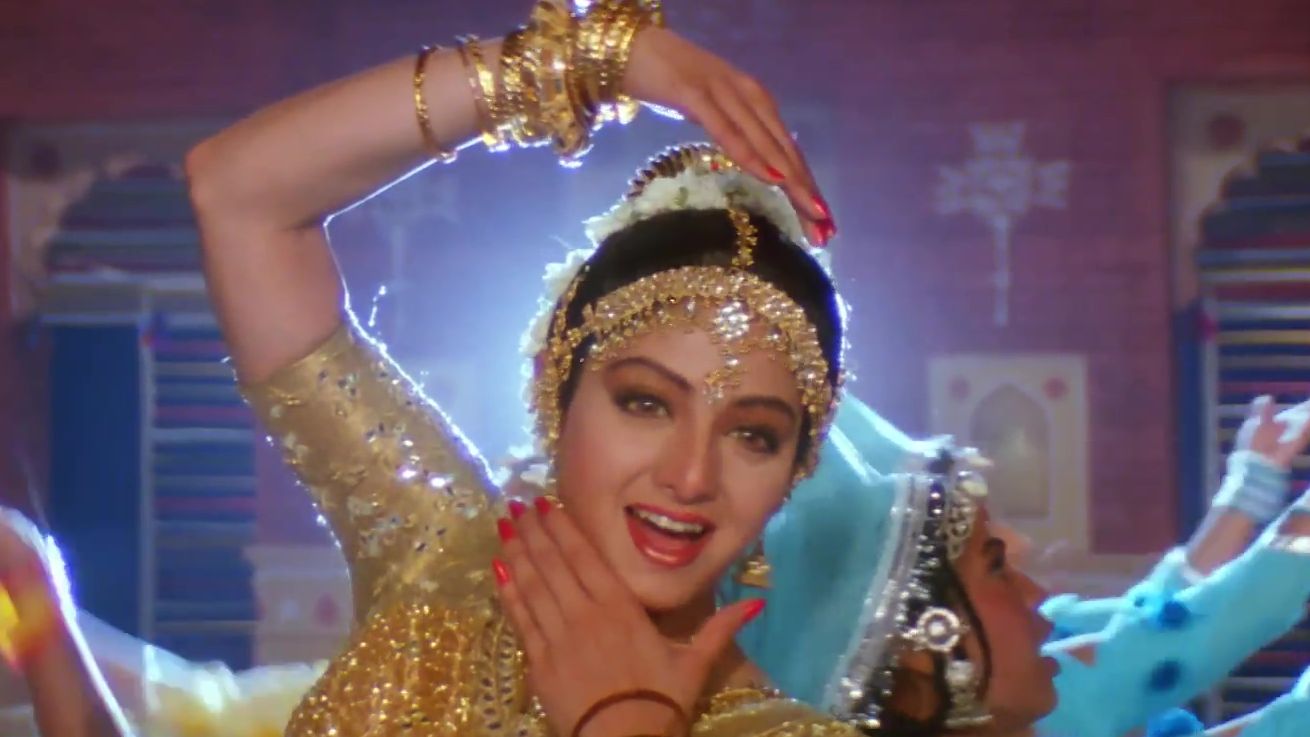 [印度歌舞]02 Aaj Radha Ko Shyam Lyrical  Chaand Kaa Tukdaa (1994)《弯月》[Sridevi]诗丽黛玉哔哩哔哩bilibili