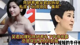 下载视频: 陈妍希陈晓婚变，吴君如爆料陈妍希私下玩得花穿得很露集邮