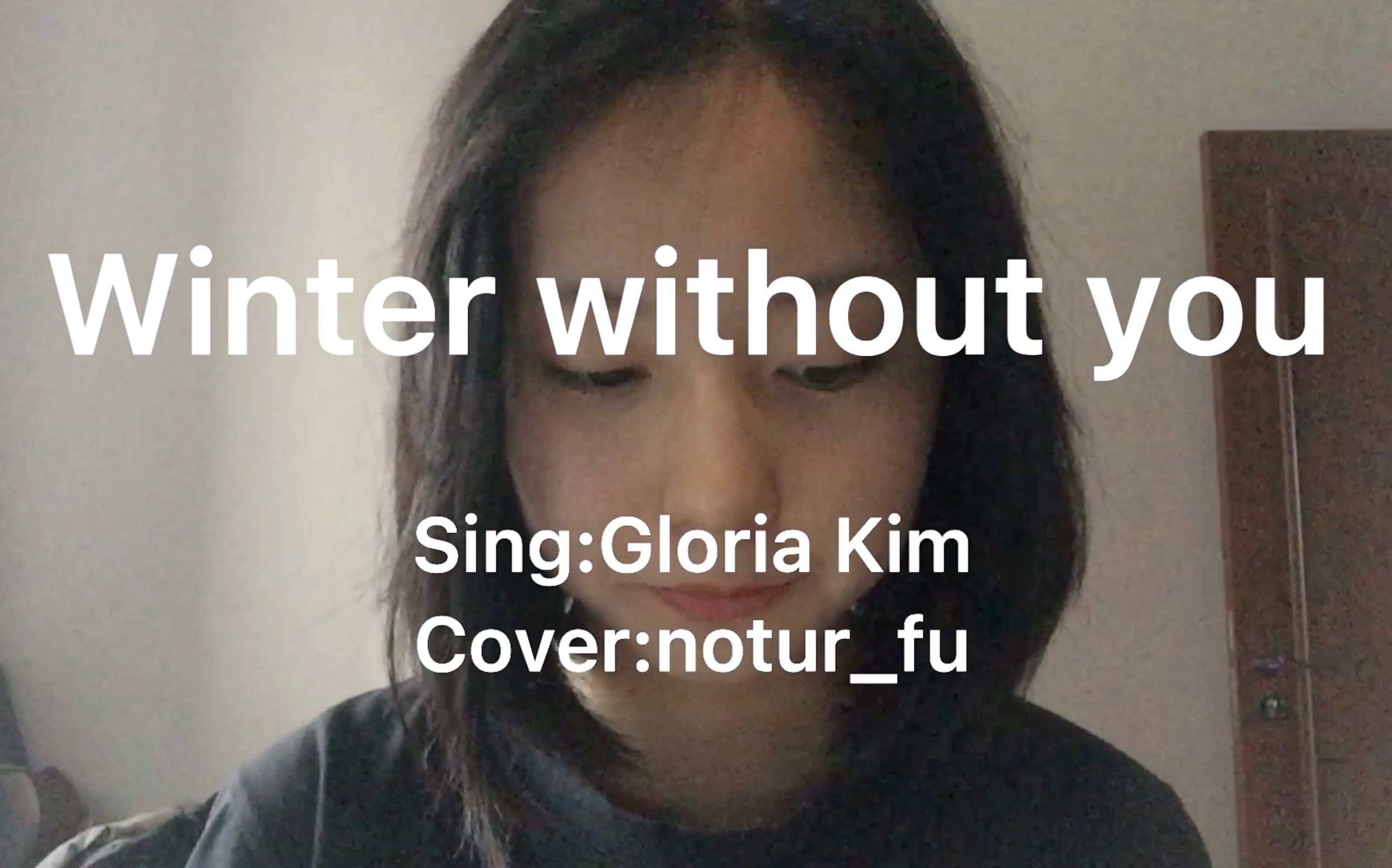 [图]【钢琴翻唱】winter without you- Gloria Kim三分钟学会钢琴伴奏👍