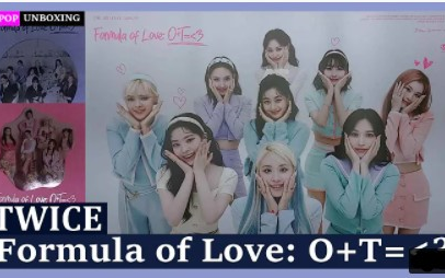 Twice 正规三formula Of Love 专辑配置讲解 哔哩哔哩