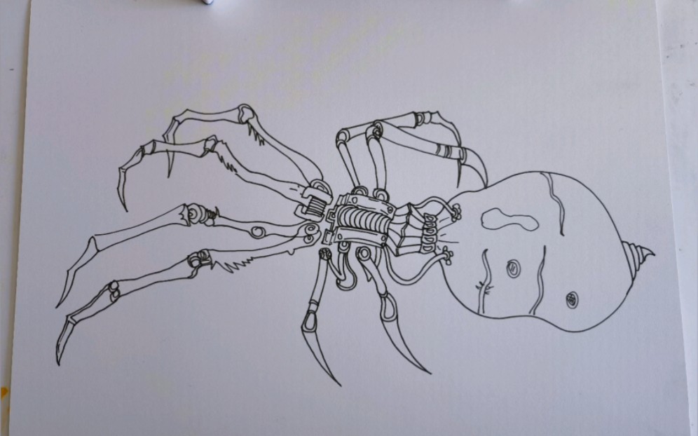 钢铁蜘蛛怎么画战甲图片