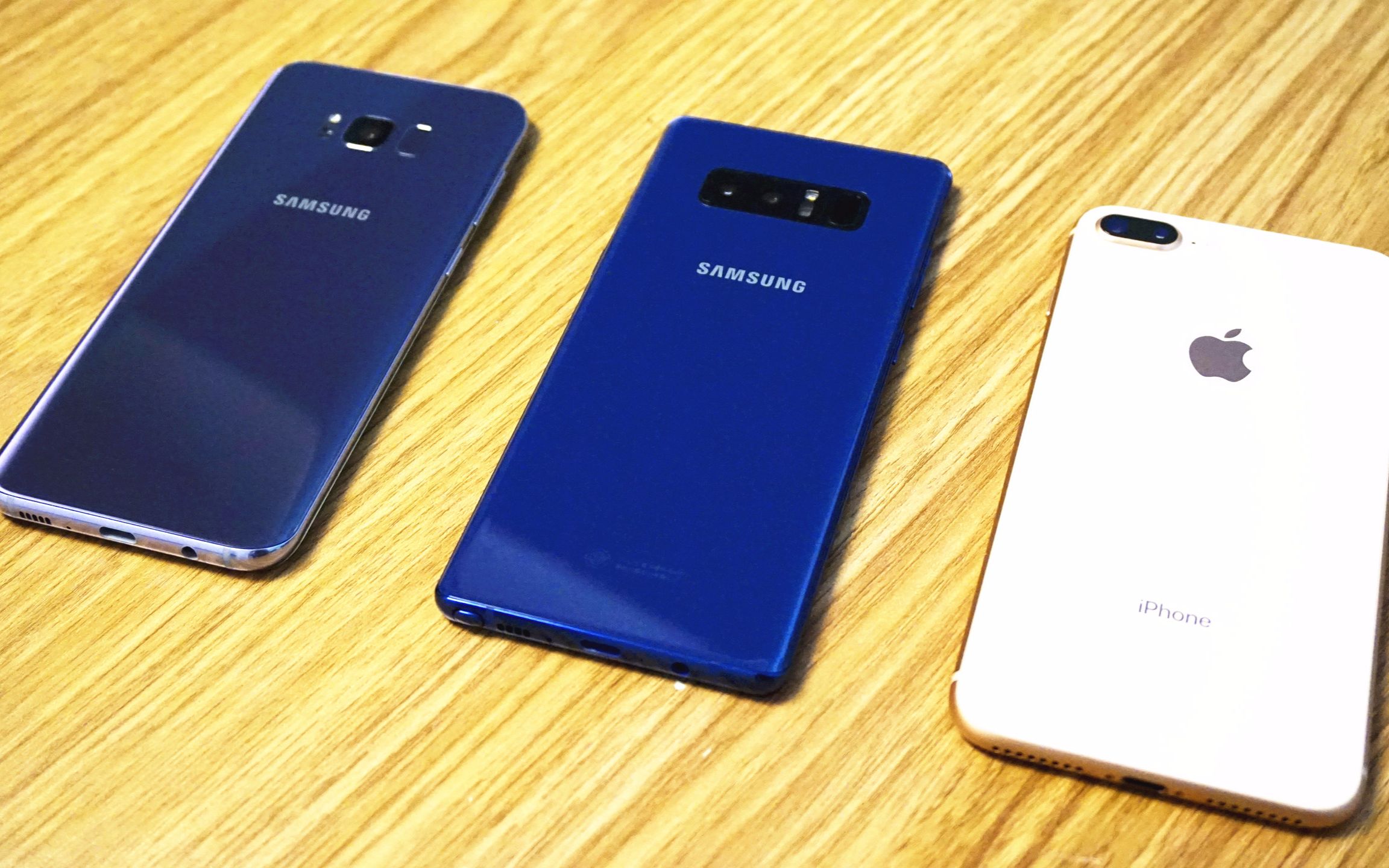 iphone 8 plus,三星s8 及三星note8充电和续航测试