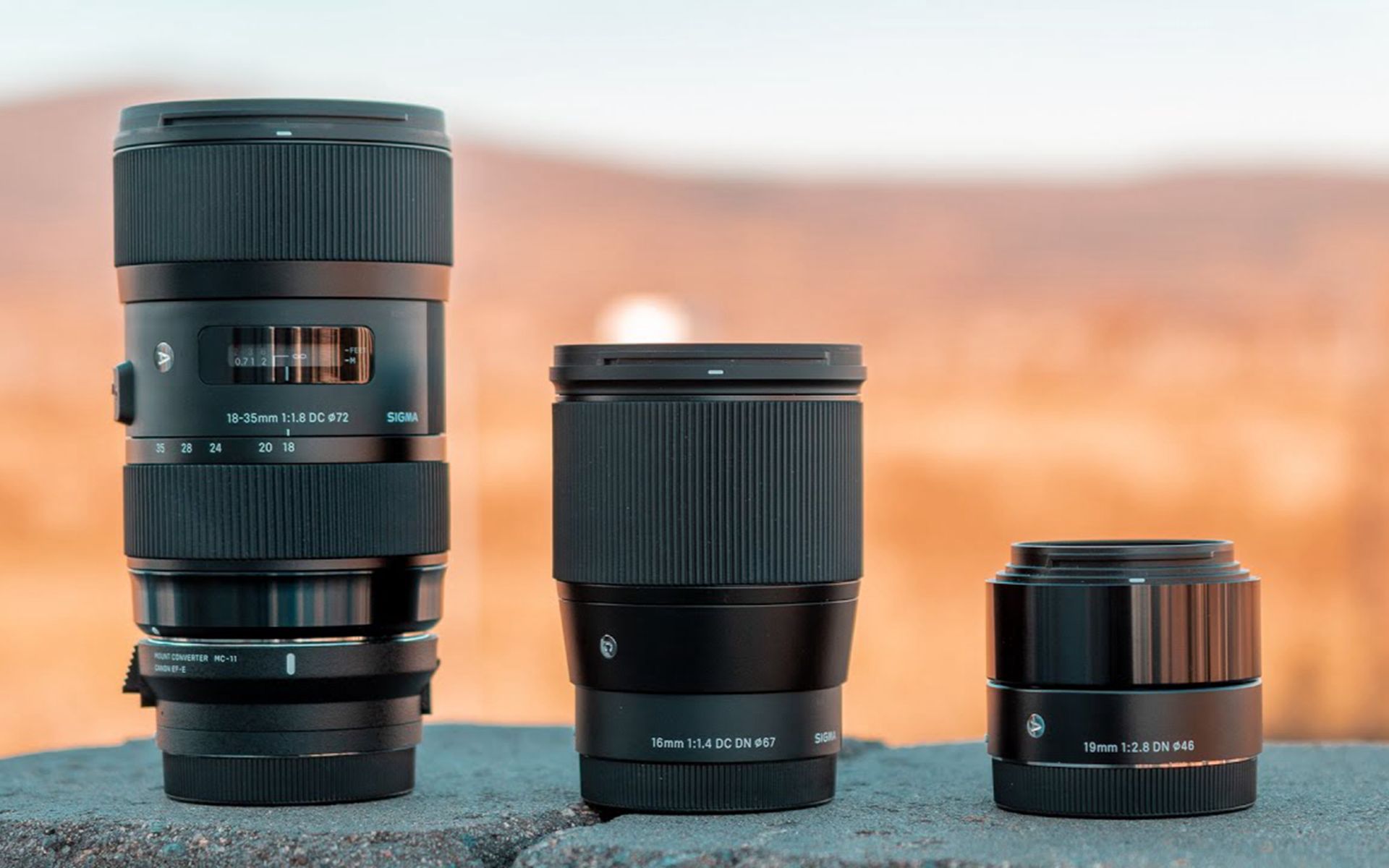 4 vs 适马18-35mm f1.8 vs 适马19mm f2.8选哪个?