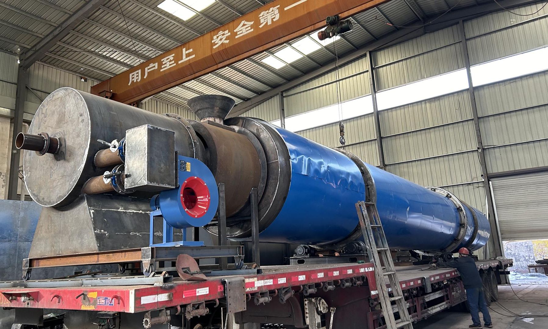 移动式煤泥烘干机直筒铸造砂硅泥烘干机工业锂渣云母煅烧烘干机