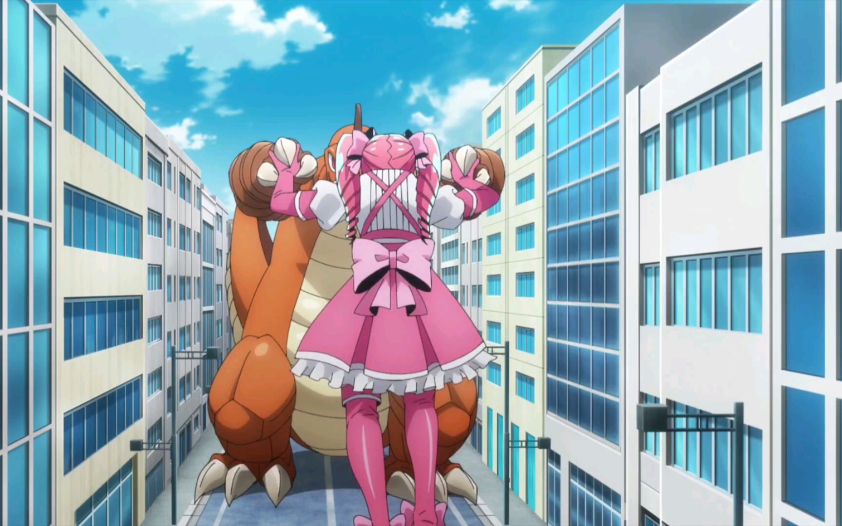 【大尺度】【梦幻联动】撕裂大地的哥尔赞vs巨大化魔法少女品红,为了