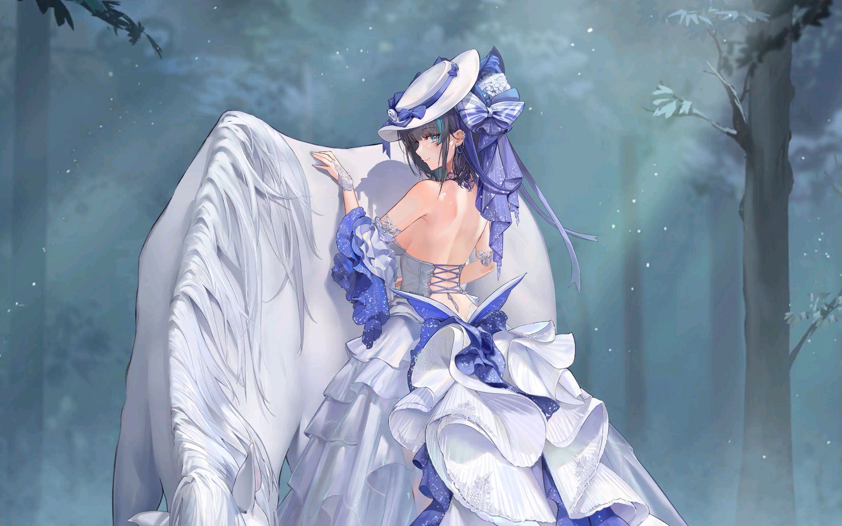 【碧蓝航线】柴郡-「冰雪公主」live2d换装体验