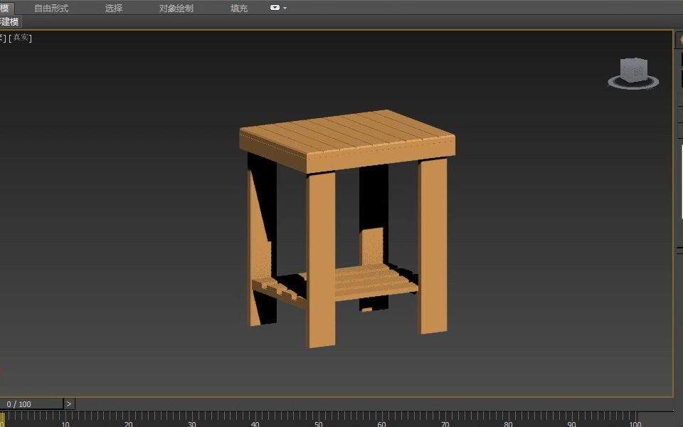 3dmax木凳子建模哔哩哔哩bilibili