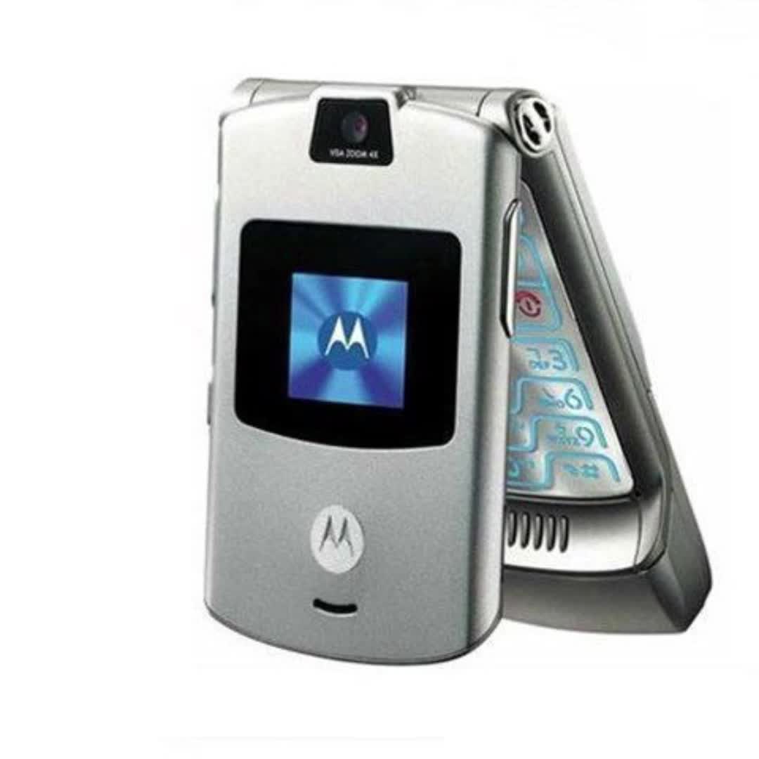 motorola每摩托罗拉v3v3ie移动v3c电信翻盖手机超薄老款限量版手机