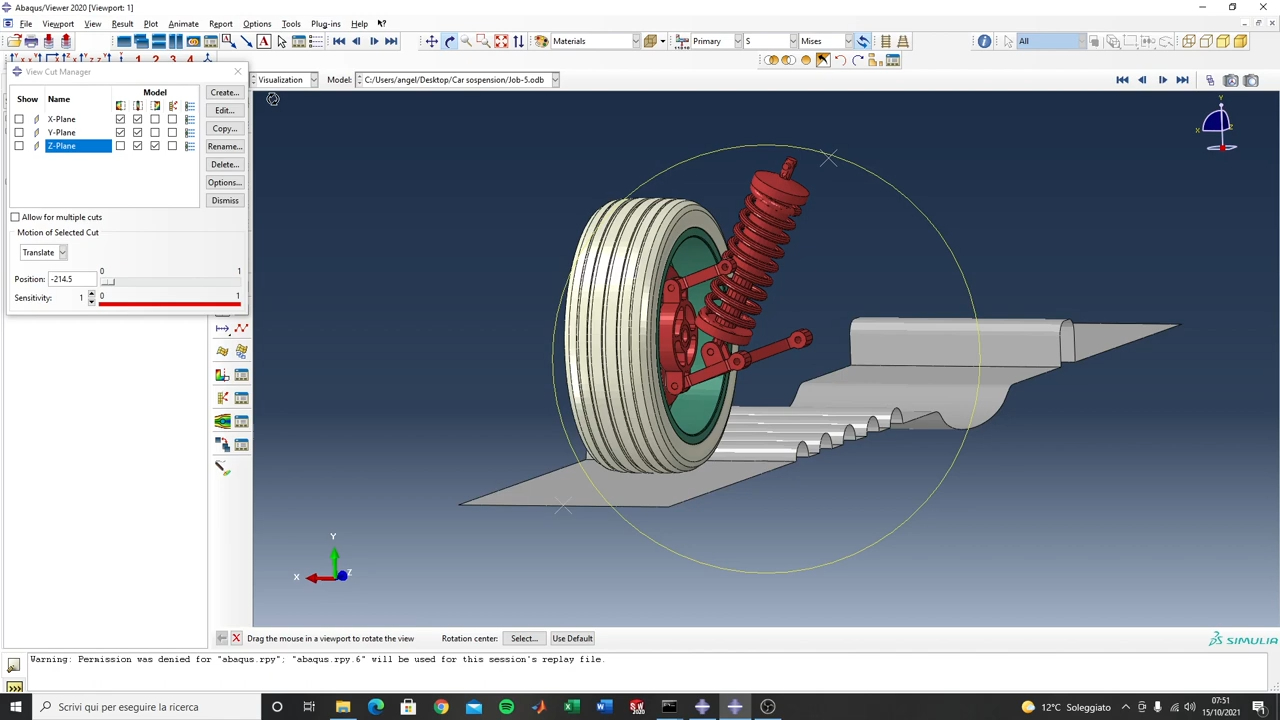 ABAQUS 汽车悬架CAE仿真哔哩哔哩bilibili