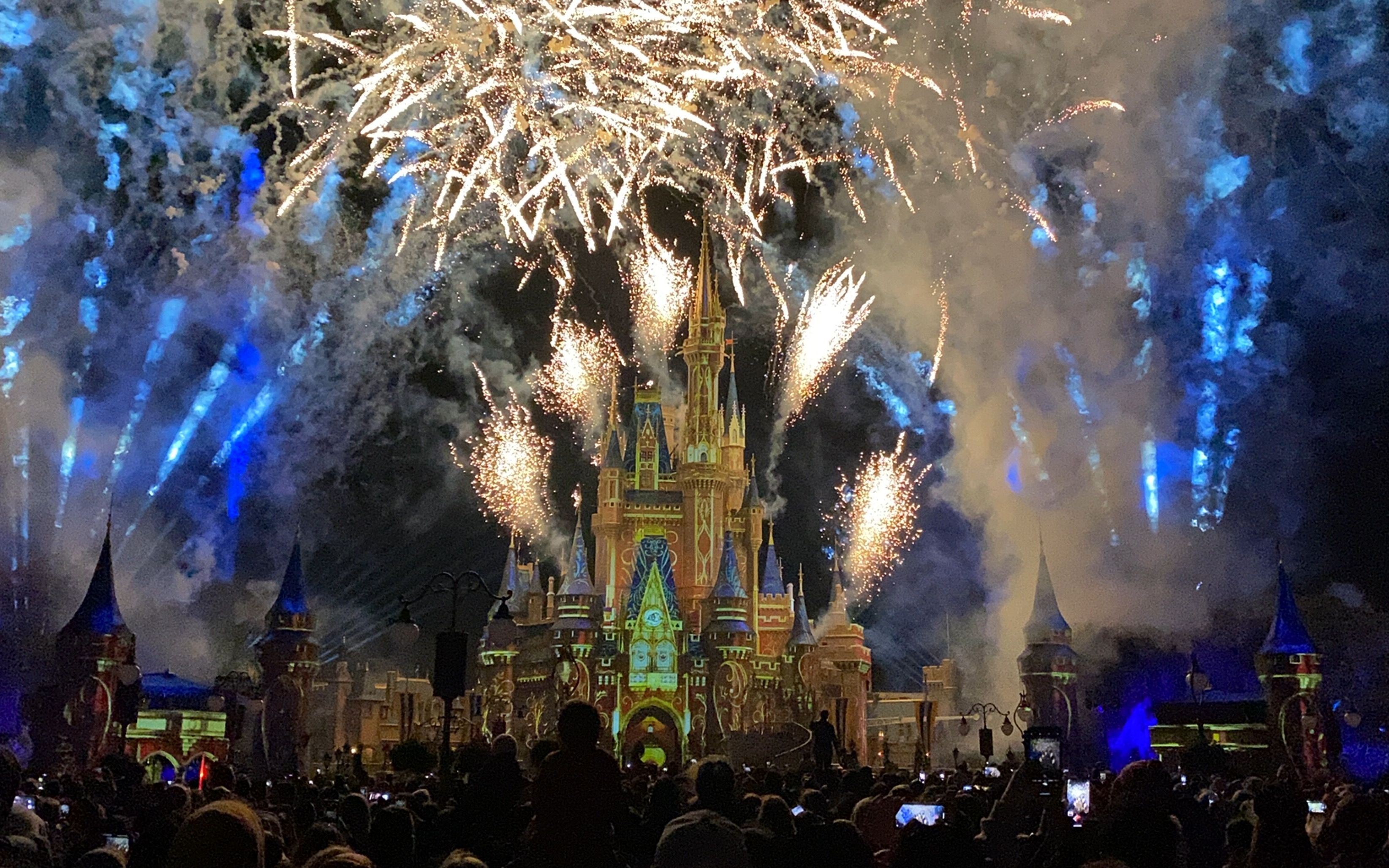 [图]奥兰多迪士尼世界Magic Kingdom魔法王国Happily Ever After Firework Show快乐永恒烟花秀