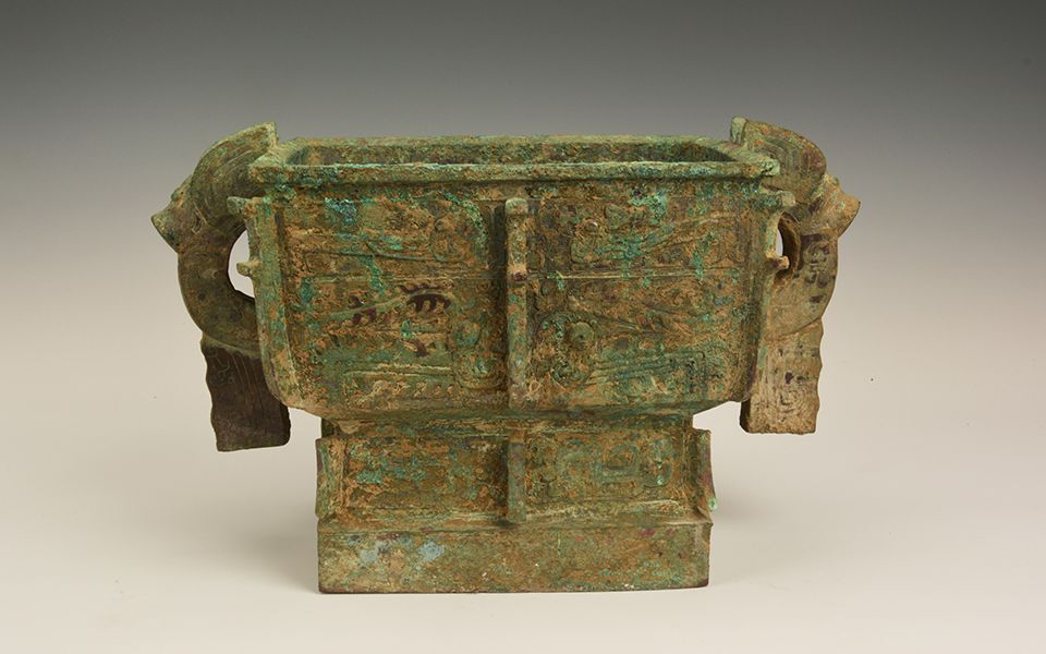 商凤鸟纹铜方簋