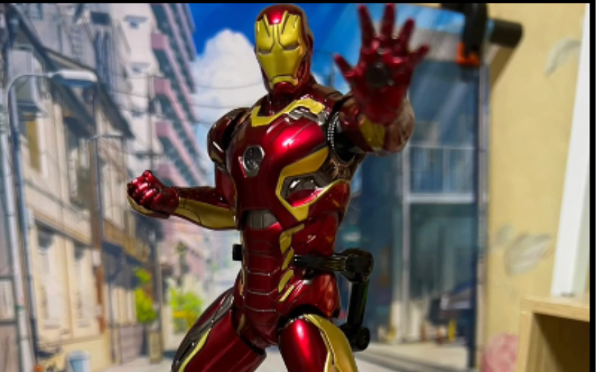 中动玩具钢铁侠手办mk45复仇者联盟漫威正版授权纪念新款可动摆件