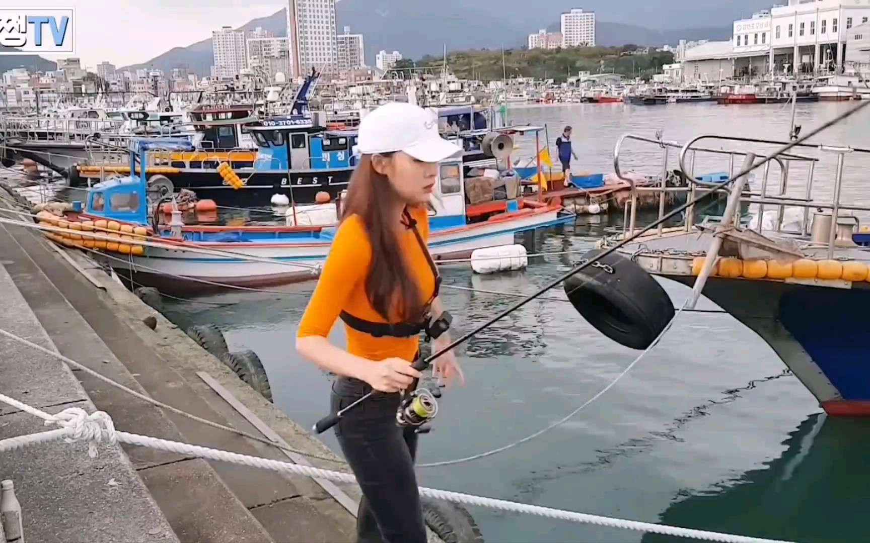 韩国小姐姐安贞恩 - 路亚钓鱼
