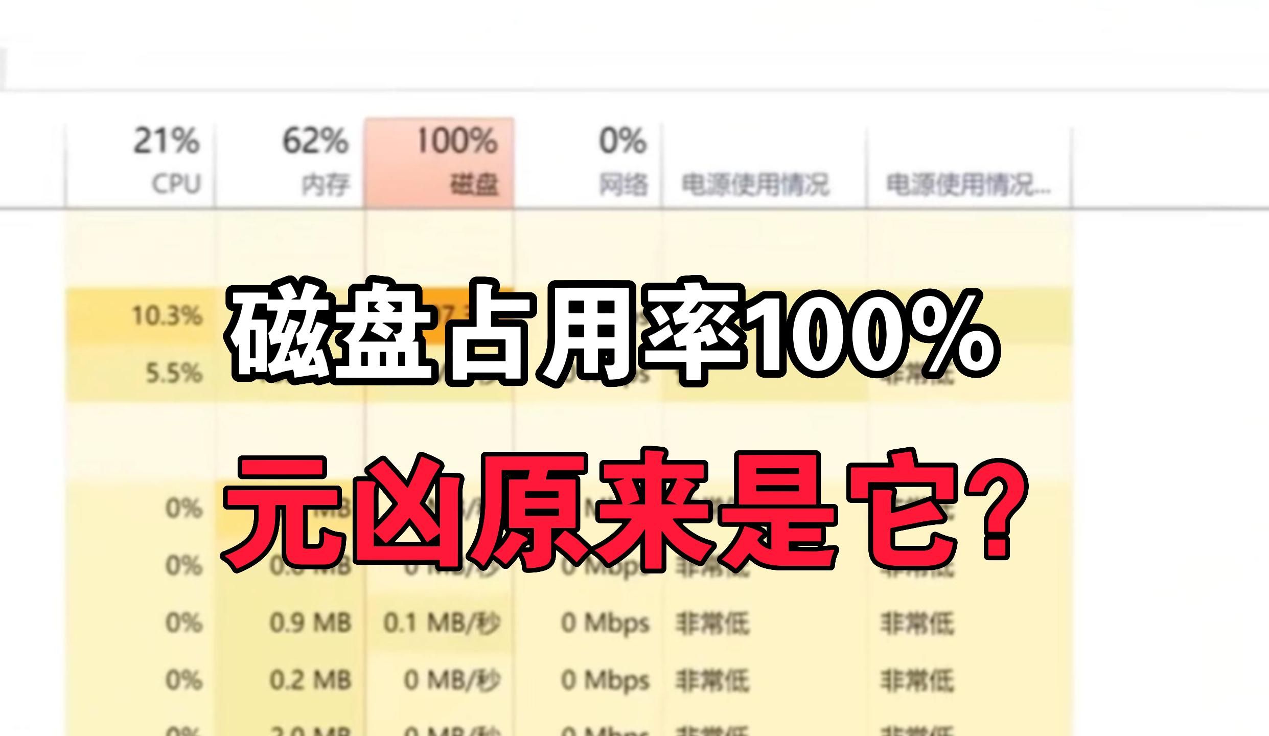 元凶竟然是它?电脑总是突然变卡,磁盘占用率100%!机械师笔记本哔哩哔哩bilibili