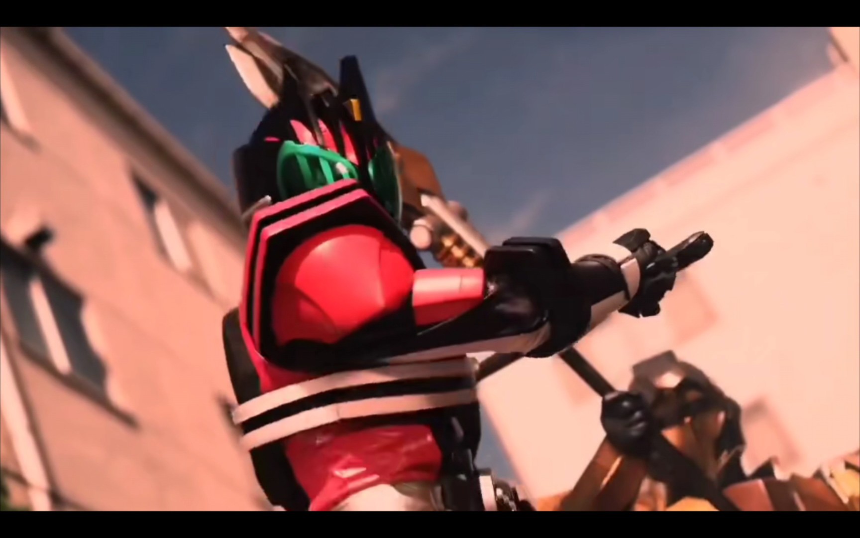 假面骑士hundred第一次入侵lgd世界被白帝杀穿了珍贵录像