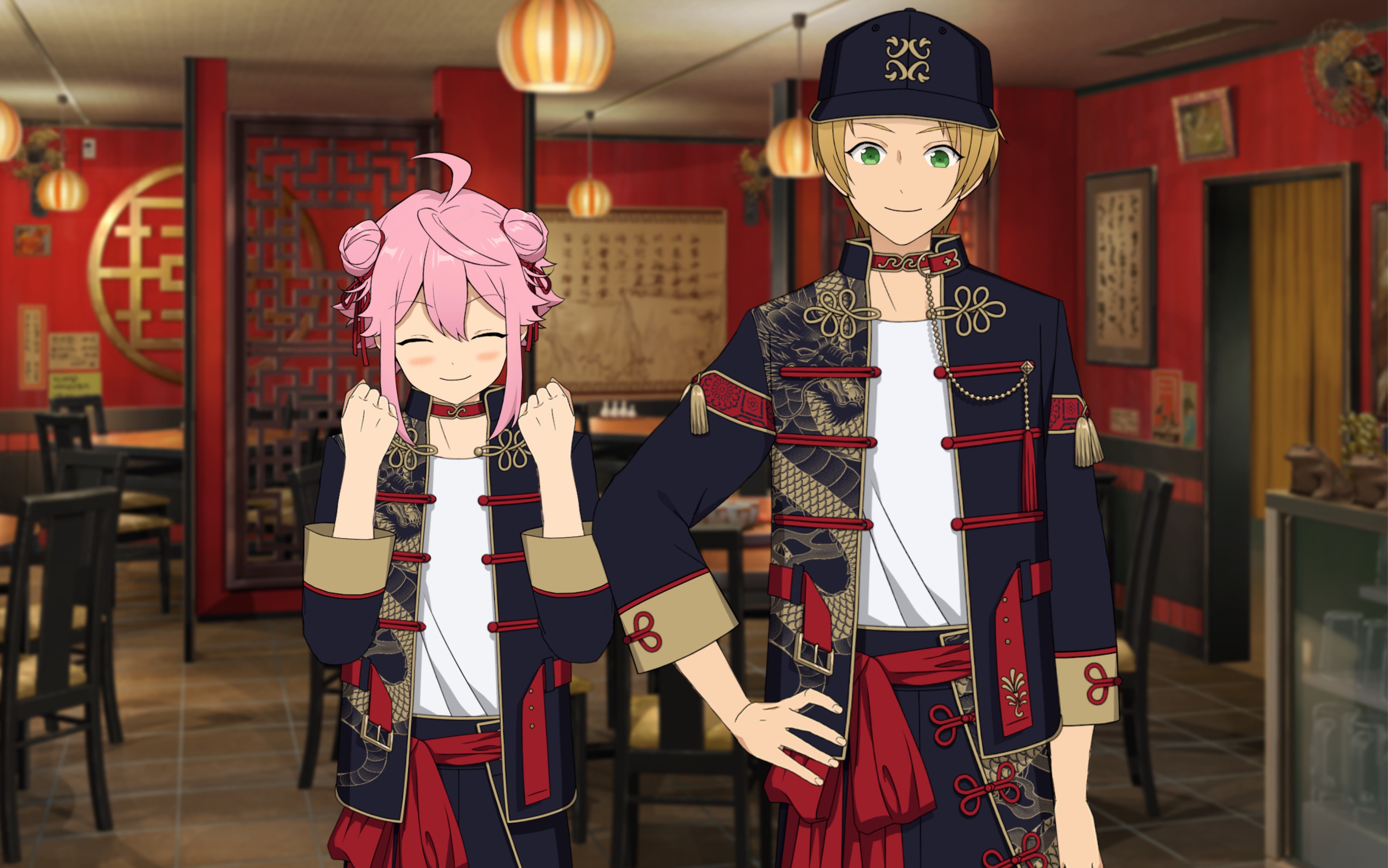 【剧情存档】偶像梦幻祭2桃源乡偶像拳桃李部分截取,桃杏,ts桃,主仆组