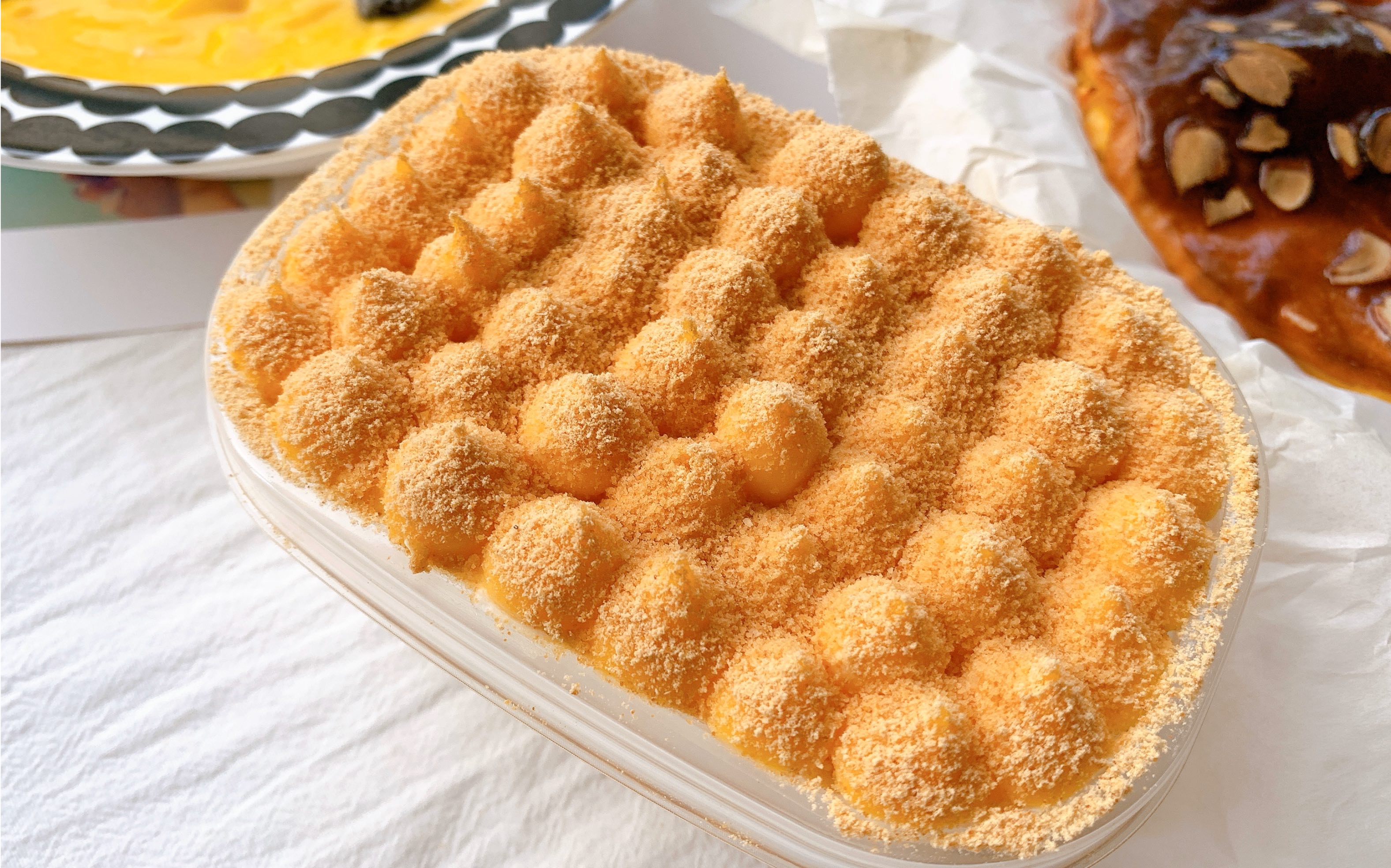 豆乳盒子蛋糕豆奶香甜而不腻