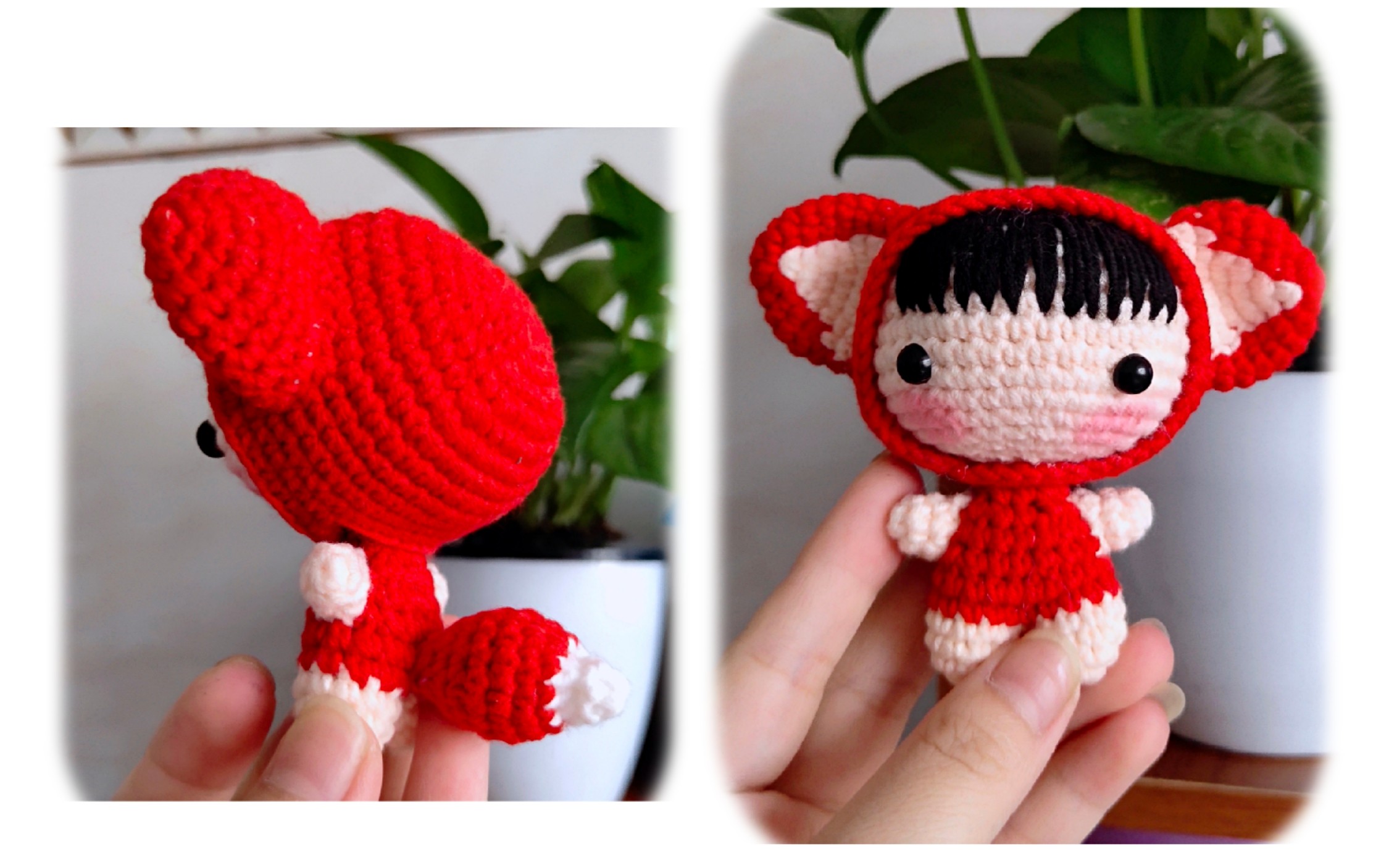 懒妈咪手作 第15集 阿狸变装娃娃玩偶钥匙扣钩针编织教程_哔哩哔哩