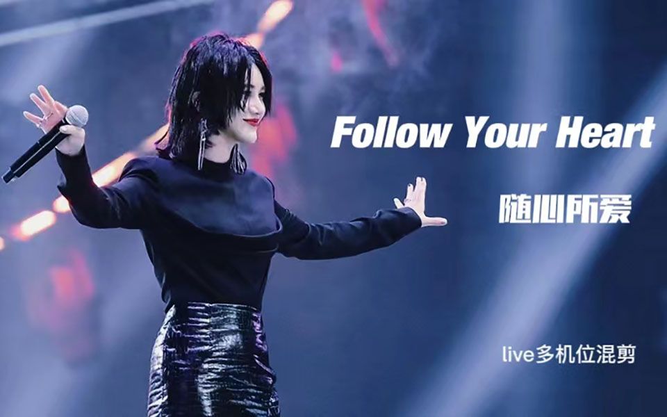 [图]尚雯婕|Follw Your Heart随心所爱 多角度live|燃炸舞台的蹦迪现场