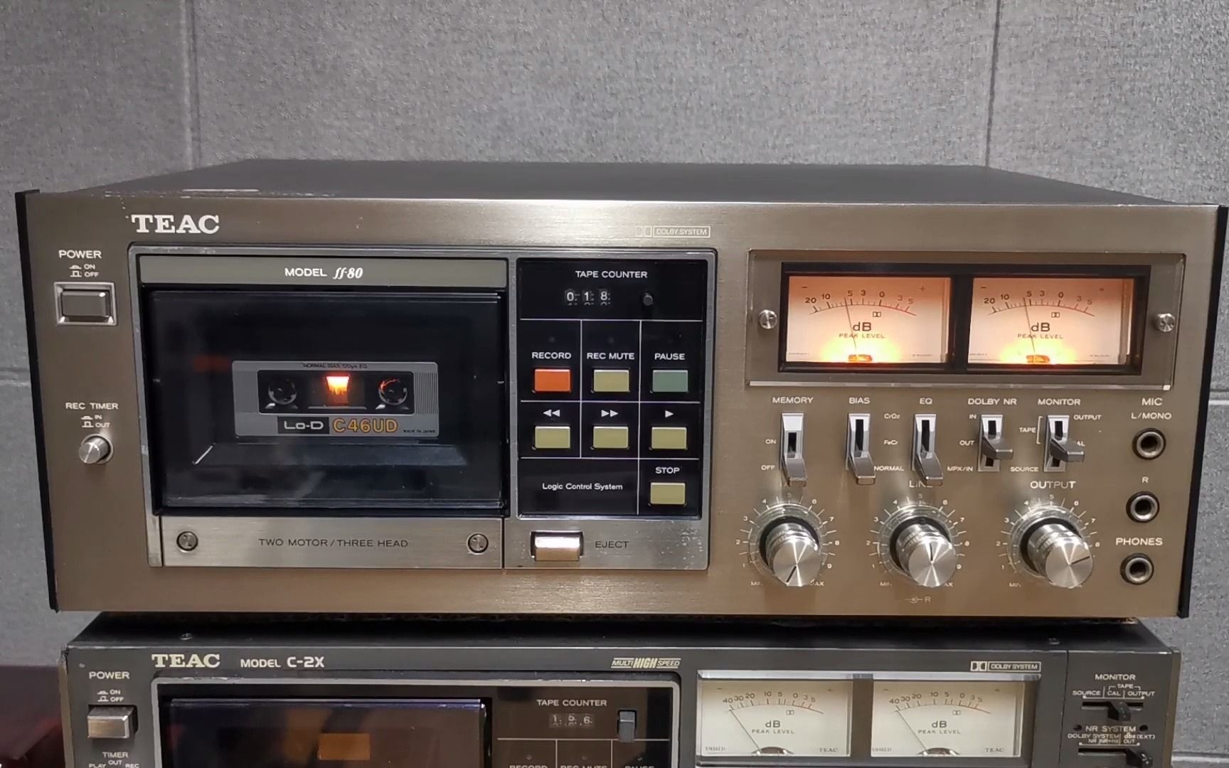 teac ff80 三磁头 卡座_哔哩哔哩_bilibili