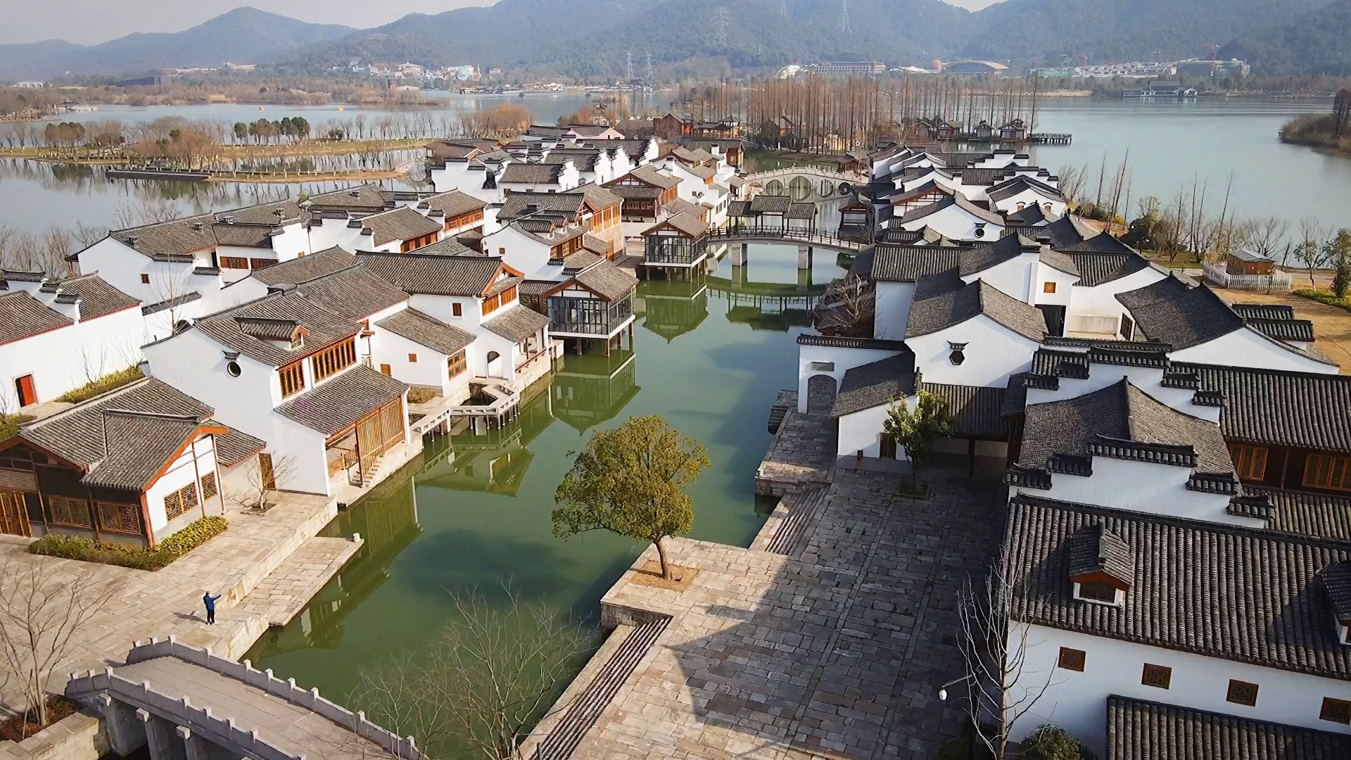 萧山湘湖街道图片