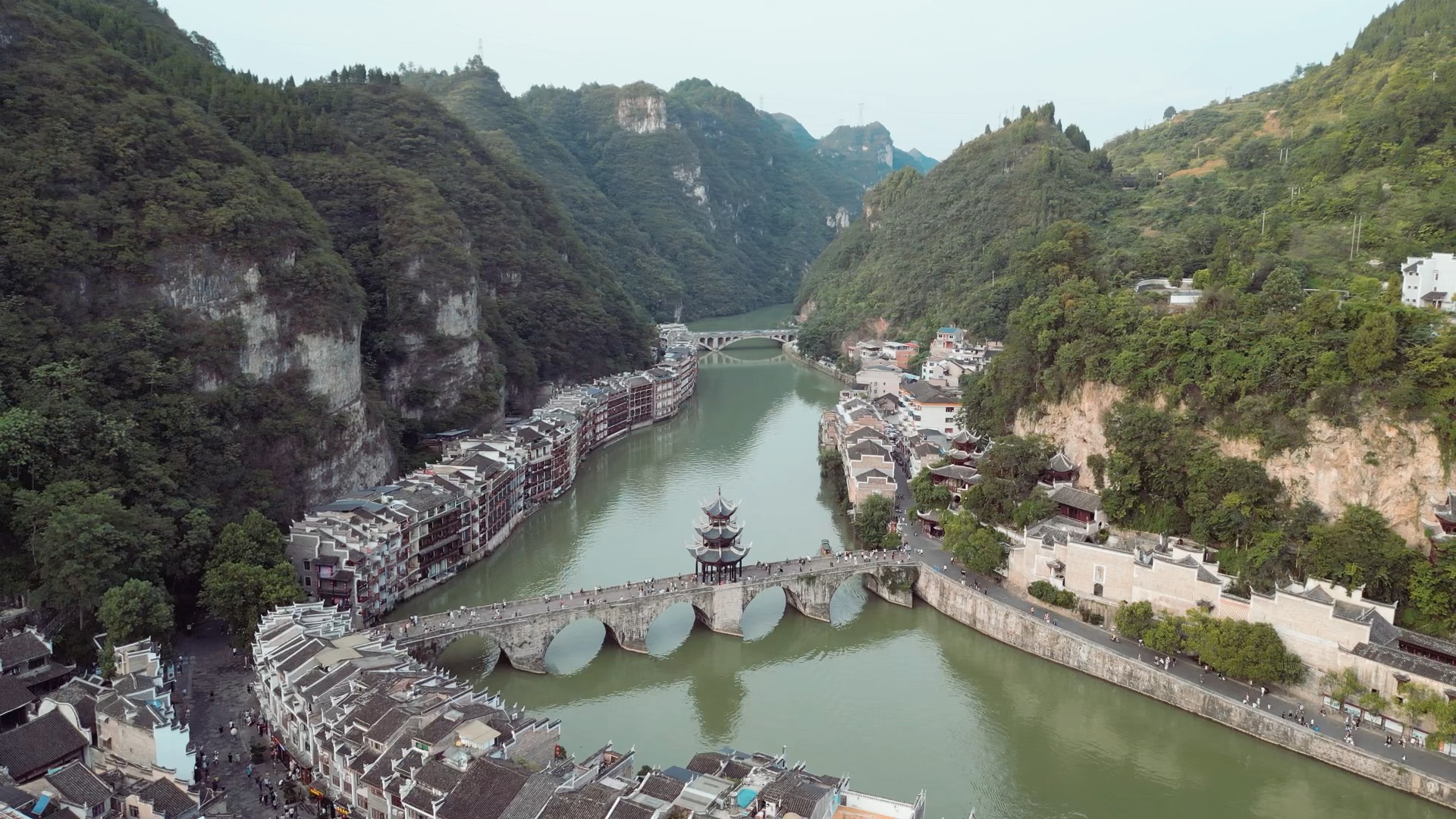 【航拍】镇远古镇