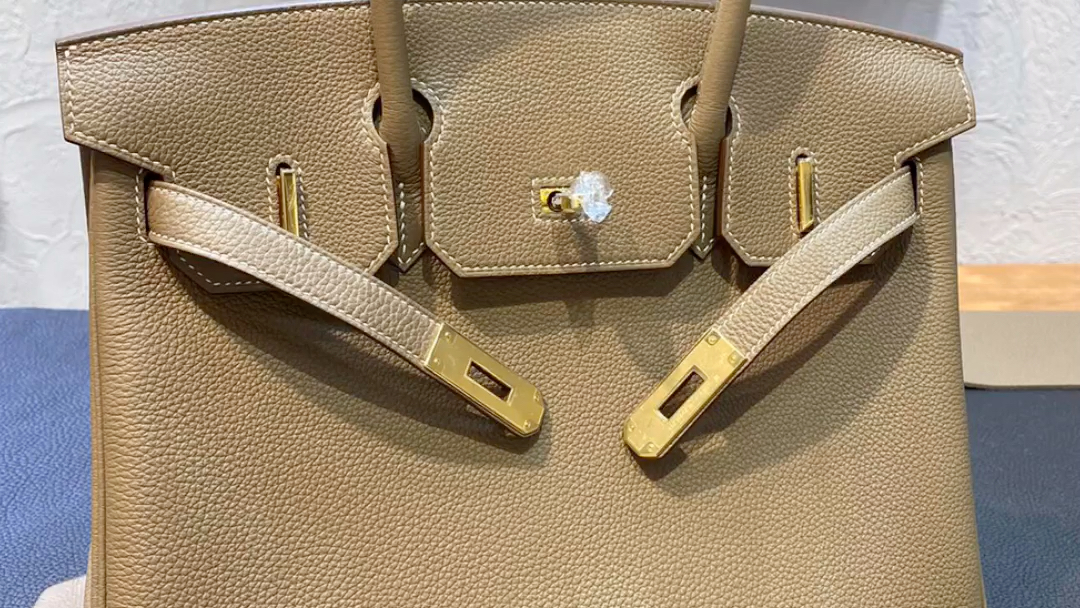 hermes birkin 包包 爱马仕铂金包包 大象灰 30金扣 togo皮