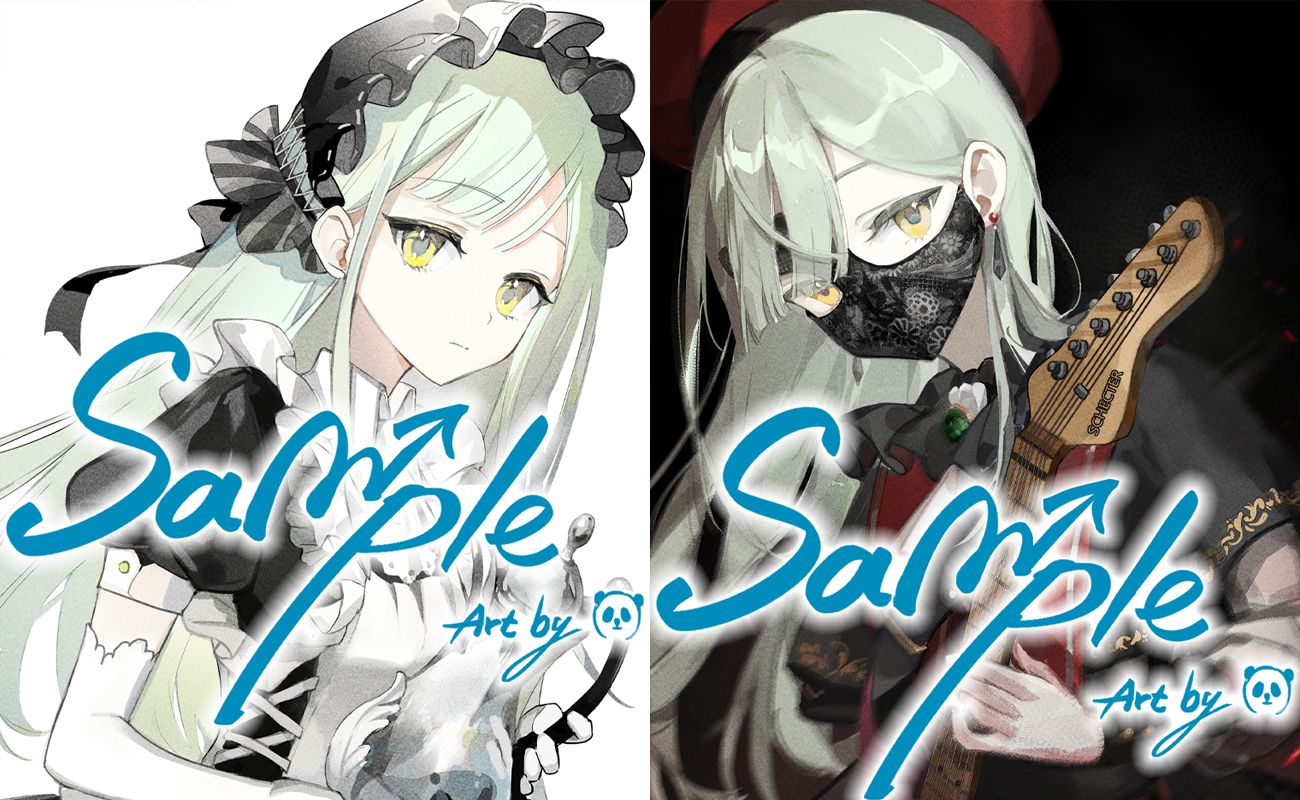 【ave mujica】绘画过程 女仆小睦/若叶睦