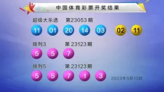 5.13号 大乐透中2+2，差一点儿！！下期继续搞它，冲击千万大奖！！