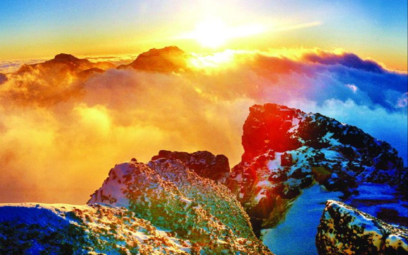 【朝鲜之声】白头山日出(汉语放送)_哔哩哔哩 (゜-゜)つロ 干杯~-bili