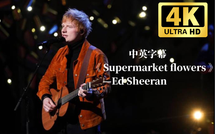 [图]【中英字幕】减号还未正式发布，来欣赏催泪神曲《Supermarket flowers》吧！