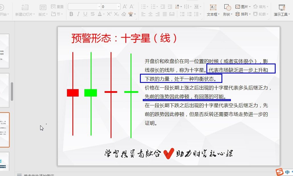 经典K线形态——十字星哔哩哔哩bilibili