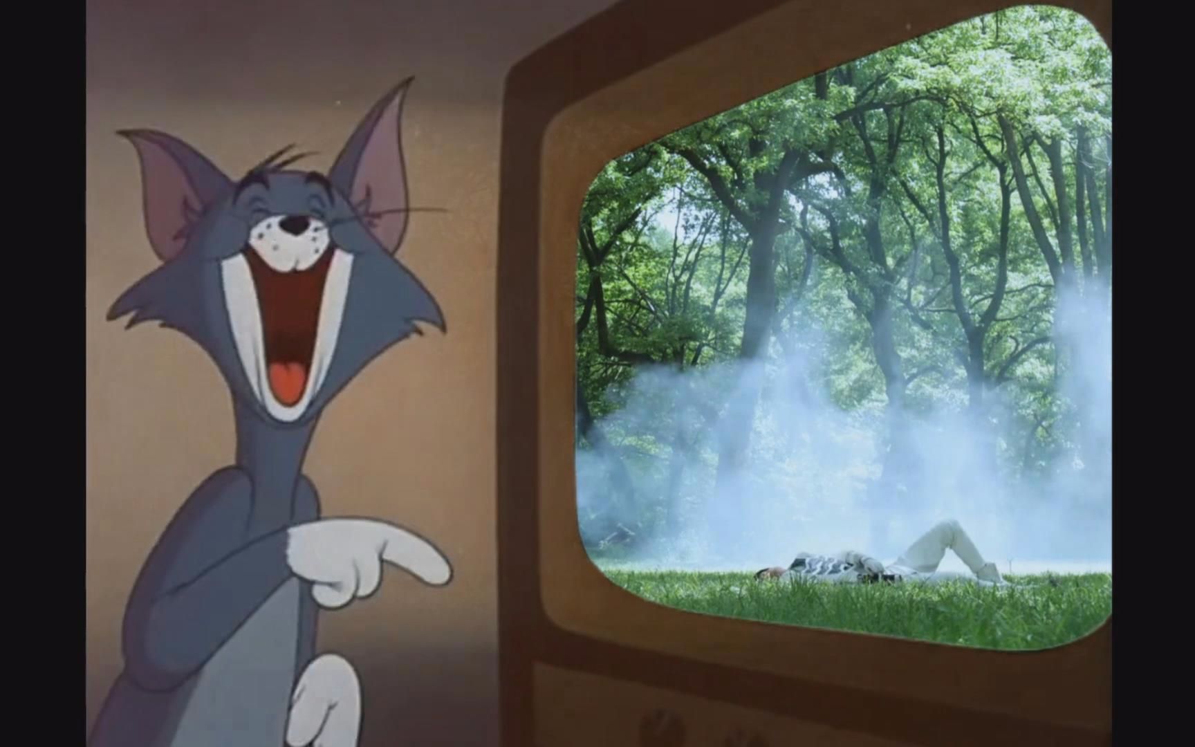 当汤姆猫嘲笑神圣之翼吃自己大招的瘪