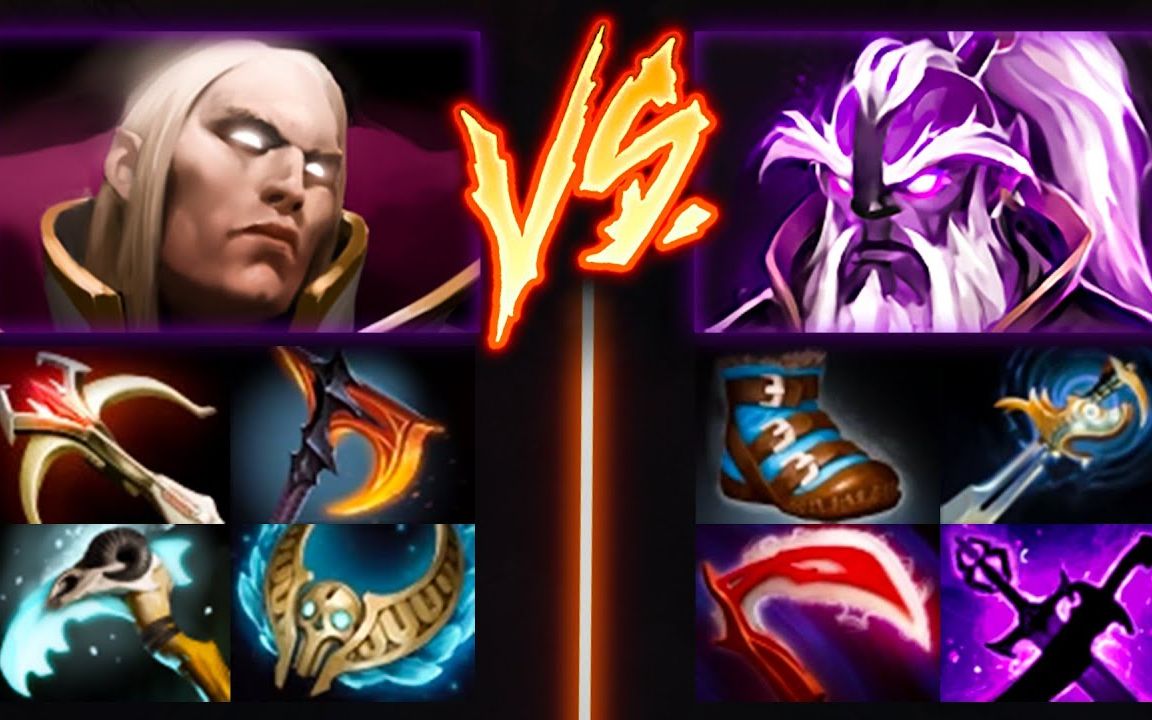 DAEDALUS INVOKER vs UNIVERSAL VOID SPIRIT BUILD  Dota 2 Invoker电子竞技热门视频