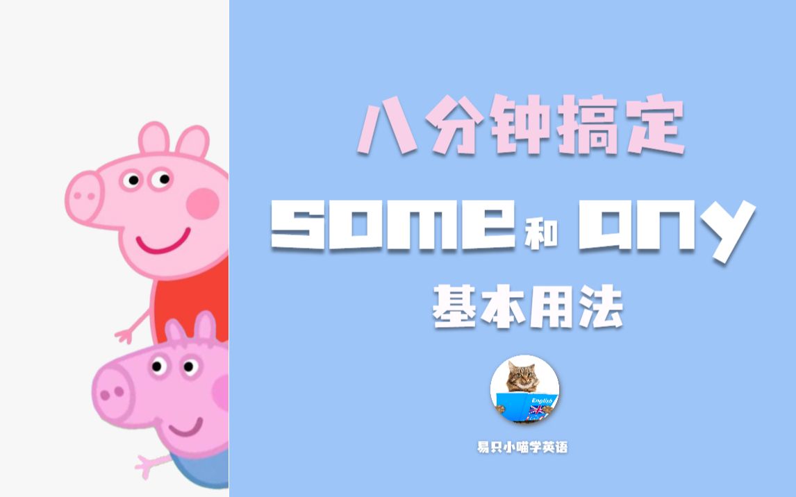 【some & any 基本用法】别再只背口诀啦!some用于肯定句,any用于否定和疑问句,这条口诀真的对吗?哔哩哔哩bilibili