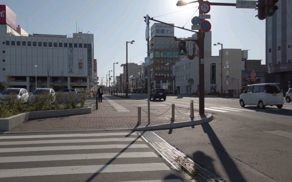 22】漫步北见市中心街道_哔哩哔哩_bilibili